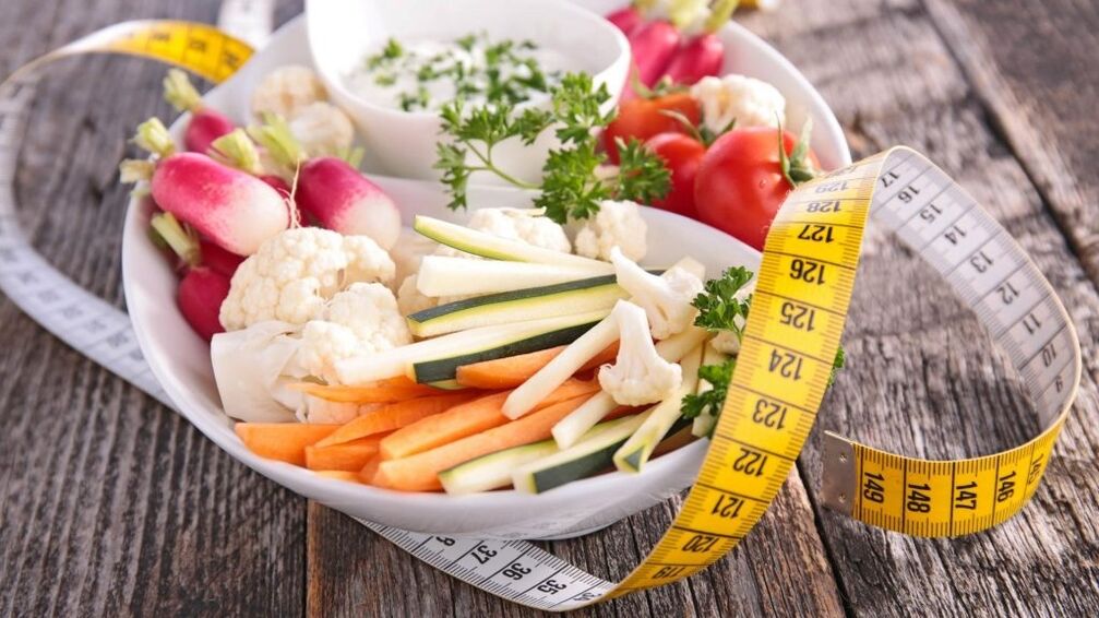 Alimentos dietéticos para perda de peso